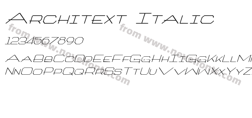 Architext ItalicPreview