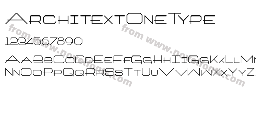 ArchitextOneTypePreview