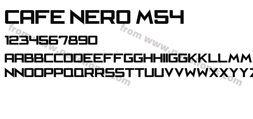 Cafe Nero M54Preview