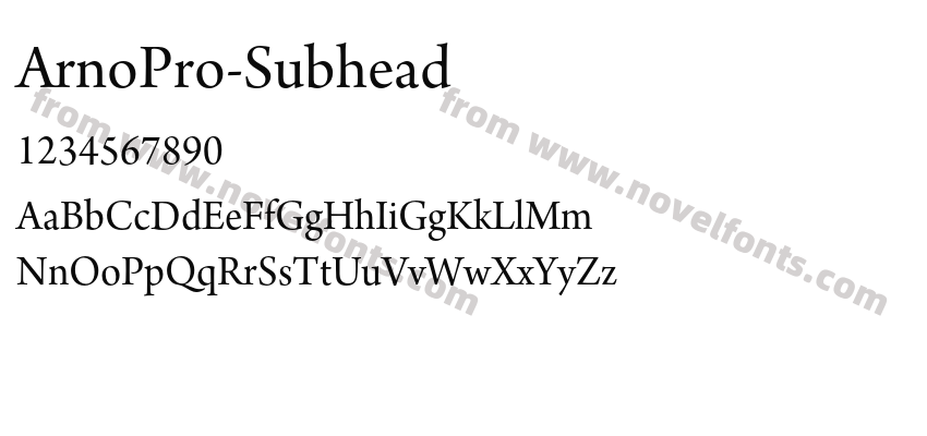 ArnoPro-SubheadPreview
