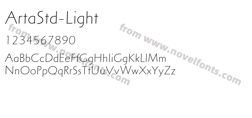 ArtaStd-LightPreview
