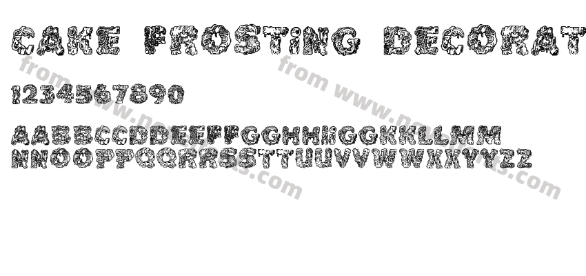 Cake Frosting DecorativePreview