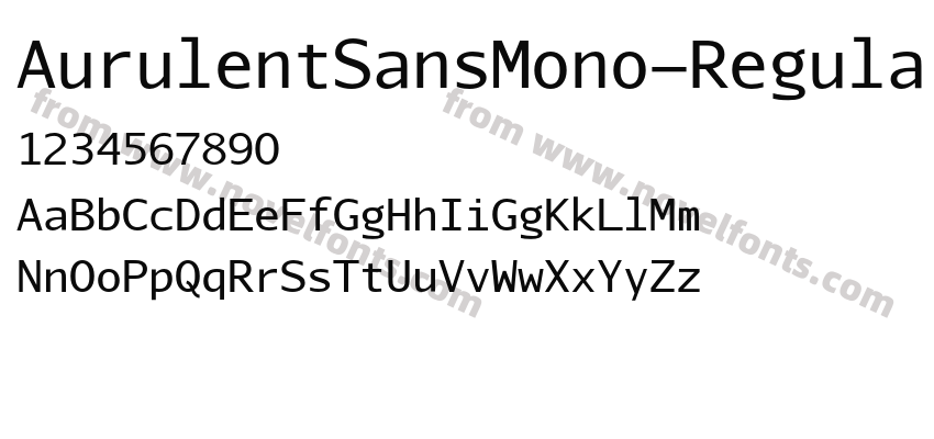 AurulentSansMono-RegularPreview
