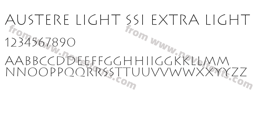 Austere Light SSi Extra LightPreview