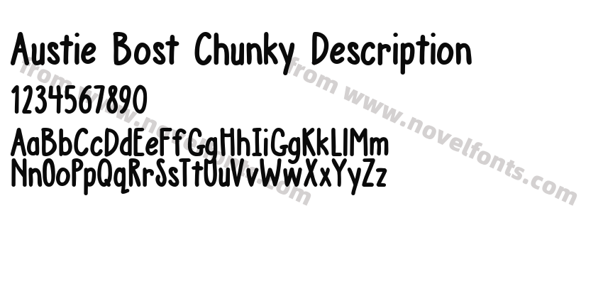 Austie Bost Chunky DescriptionPreview