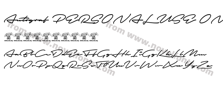 Autograf PERSONAL USE ONLYPreview