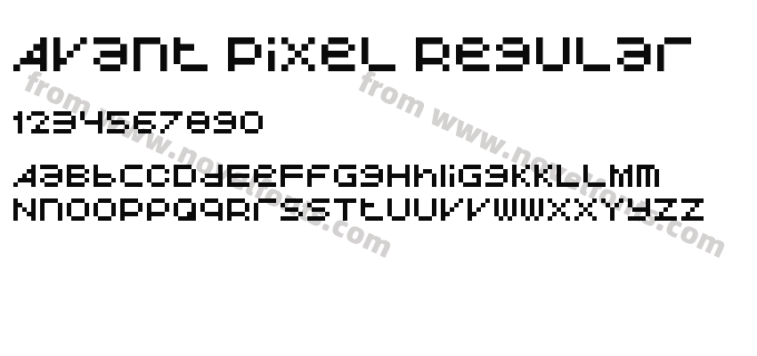 Avant Pixel RegularPreview