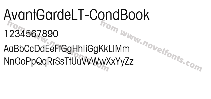 AvantGardeLT-CondBookPreview