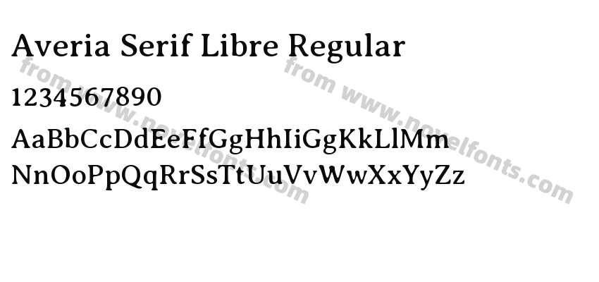 Averia Serif Libre RegularPreview