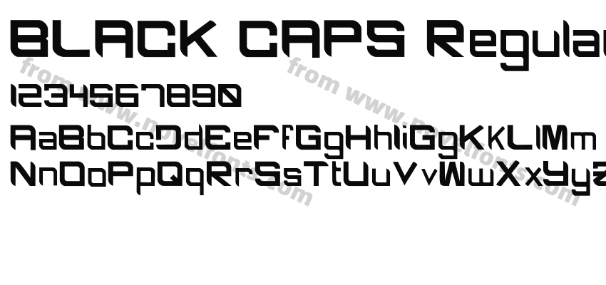 BLACK CAPS RegularPreview