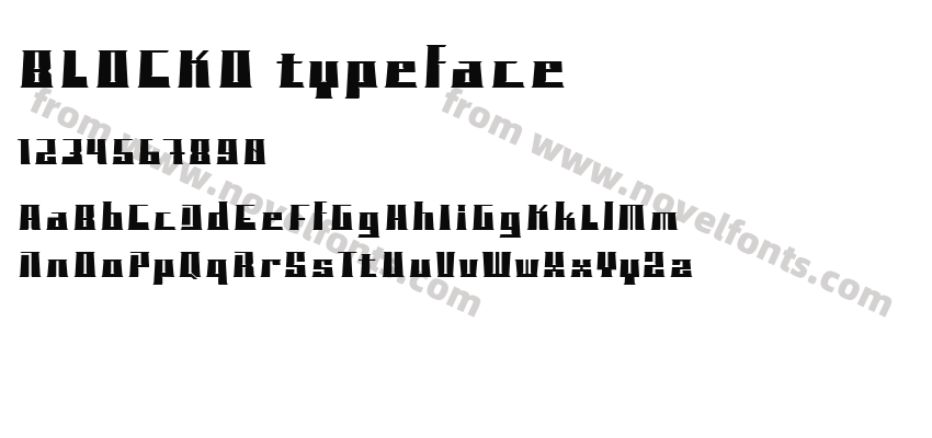 BLOCKO typefacePreview