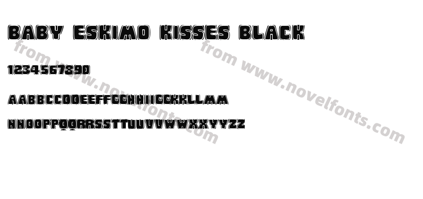 Baby Eskimo Kisses BlackPreview