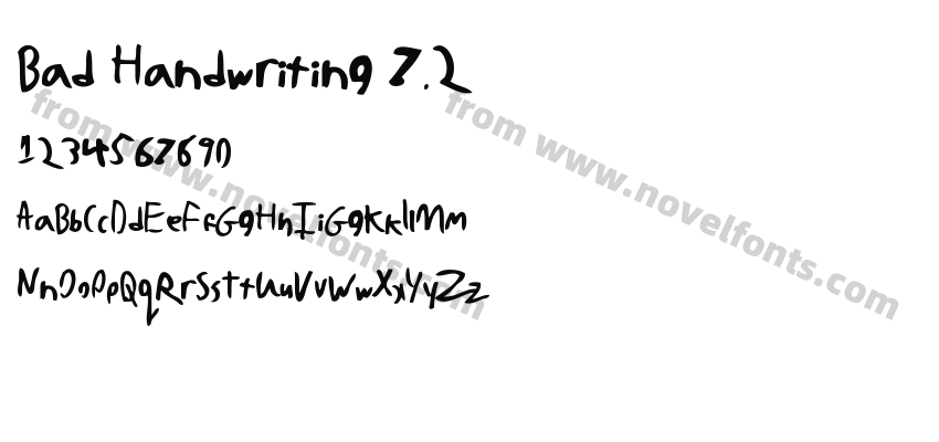 Bad Handwriting 7.2Preview