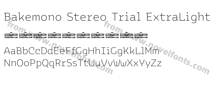 Bakemono Stereo Trial ExtraLightPreview