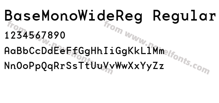 BaseMonoWideReg RegularPreview