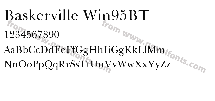 Baskerville Win95BTPreview