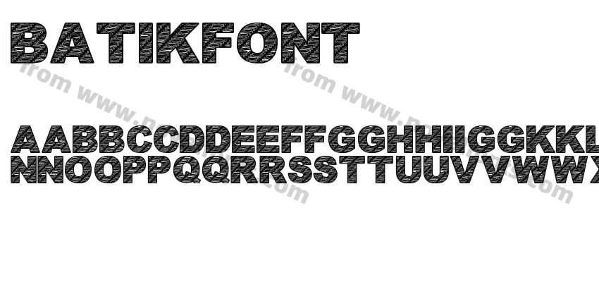 BatikFont1Preview