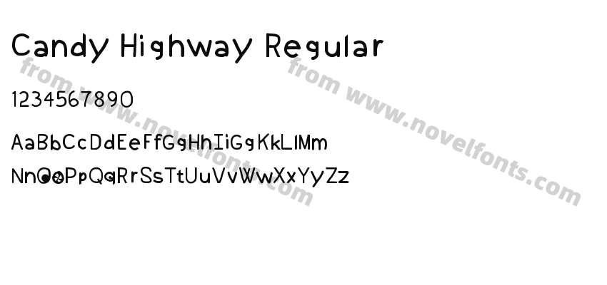 Candy Highway RegularPreview