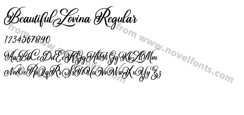 Beautiful Lovina RegularPreview