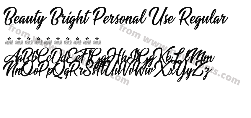 Beauty Bright Personal Use RegularPreview