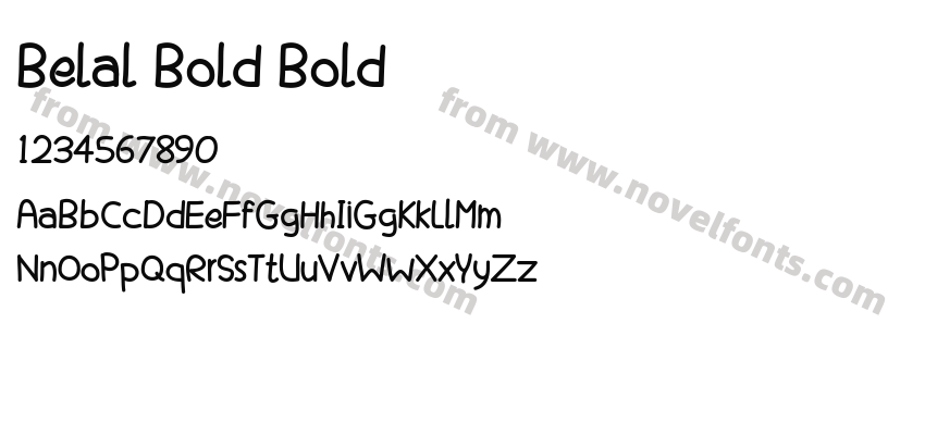 Belal Bold BoldPreview