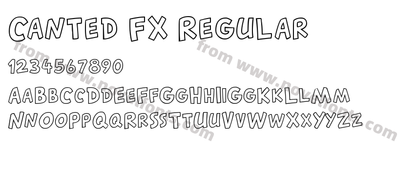 Canted FX RegularPreview