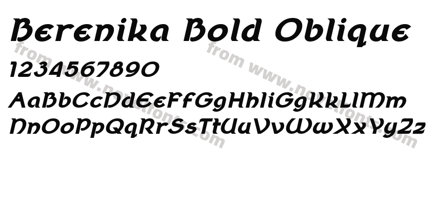 Berenika Bold ObliquePreview