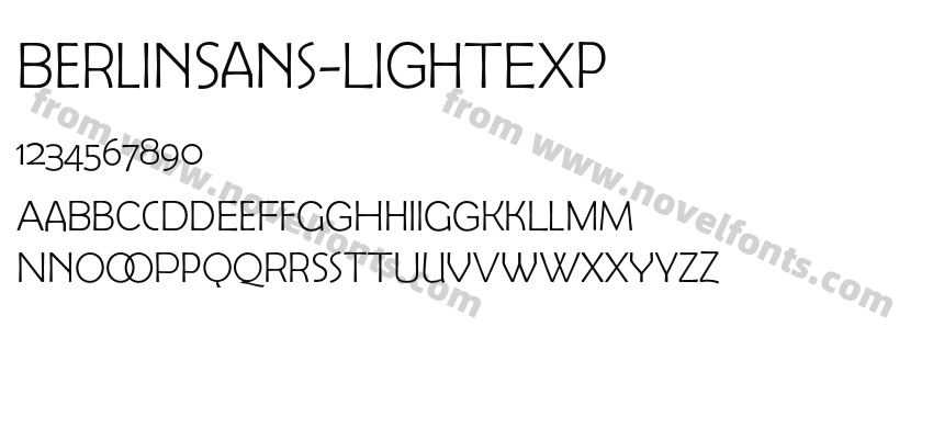 BerlinSans-LightExpPreview