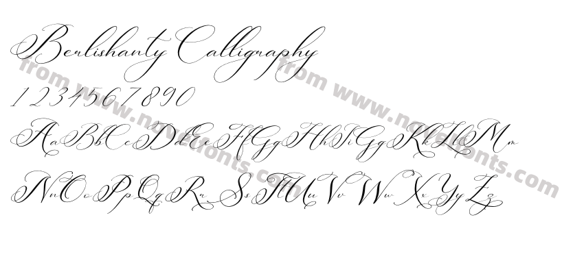 Berlishanty CalligraphyPreview