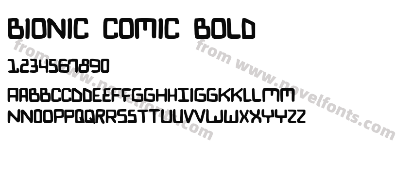 Bionic Comic BoldPreview