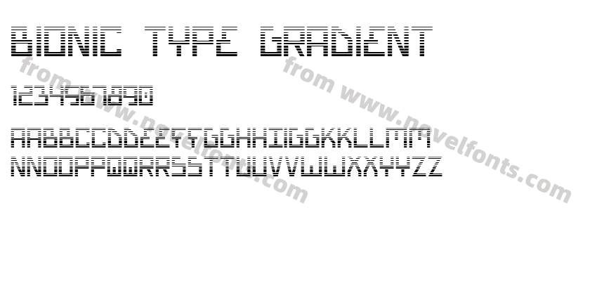 Bionic Type GradientPreview