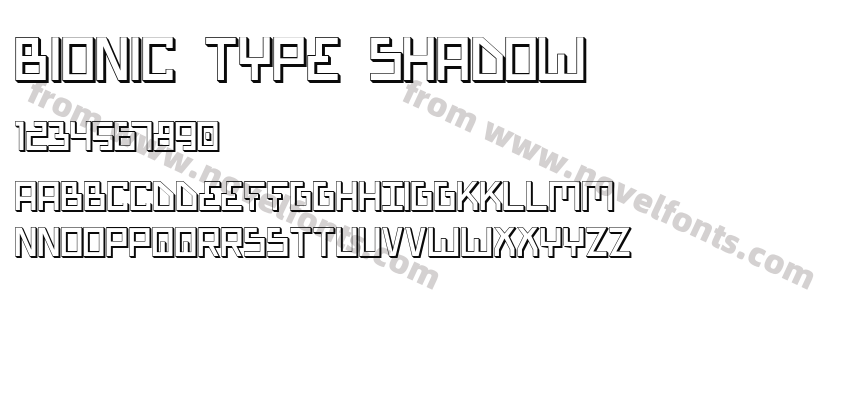 Bionic Type ShadowPreview