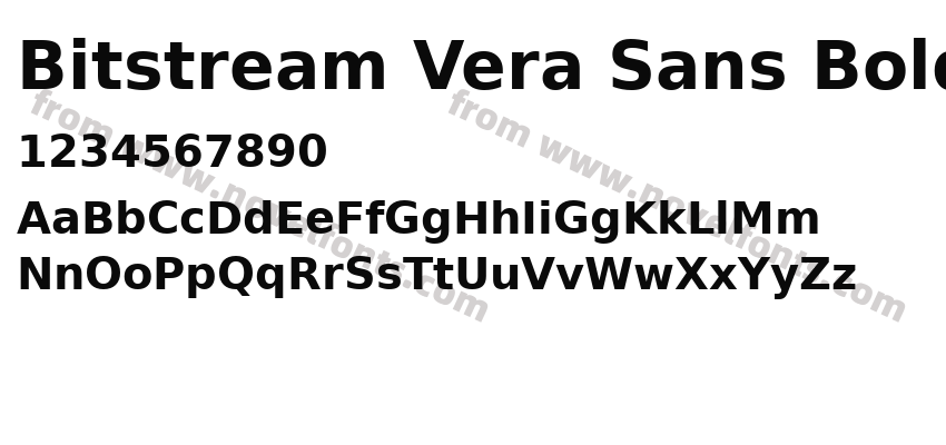 Bitstream Vera Sans BoldPreview