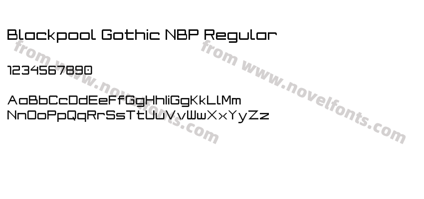 Blackpool Gothic NBP RegularPreview