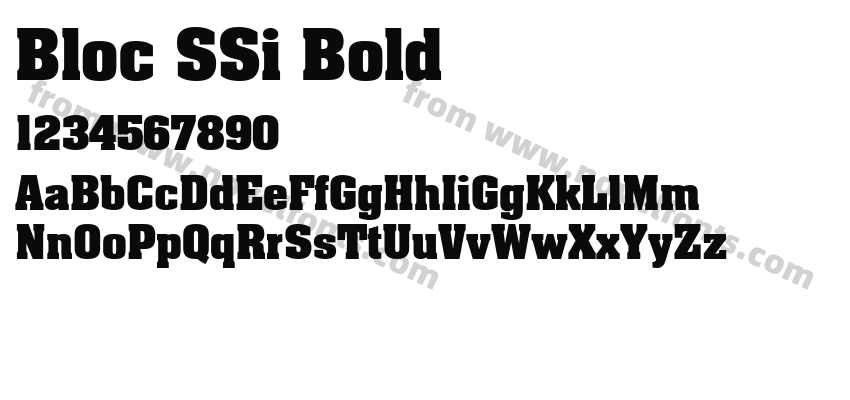 Bloc SSi BoldPreview