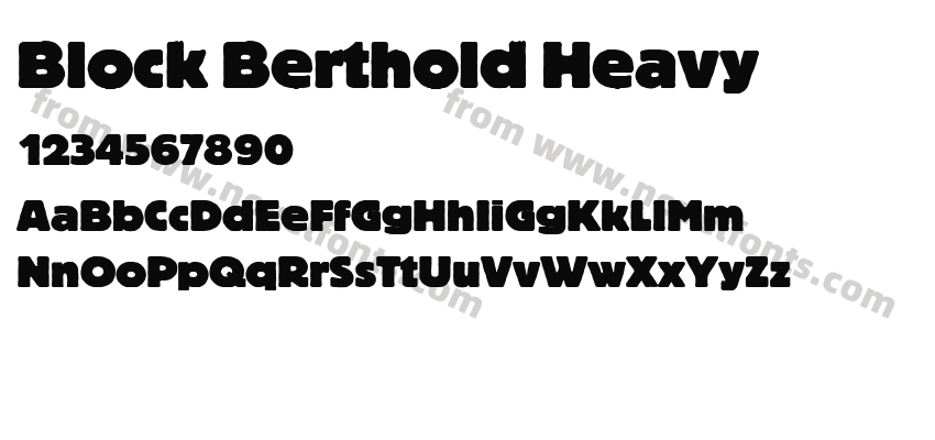 Block Berthold HeavyPreview