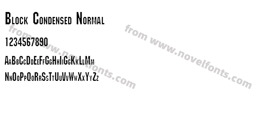 Block Condensed NormalPreview