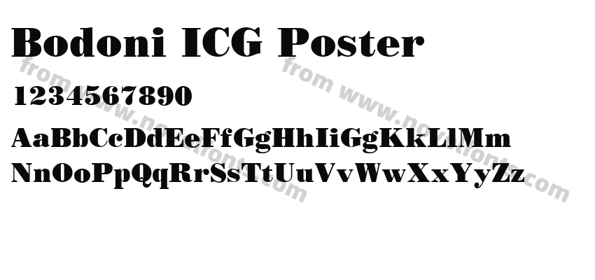 Bodoni ICG PosterPreview