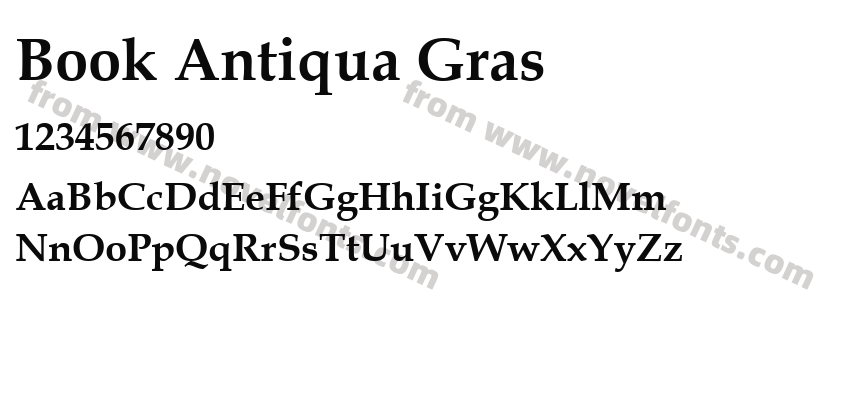 Book Antiqua GrasPreview