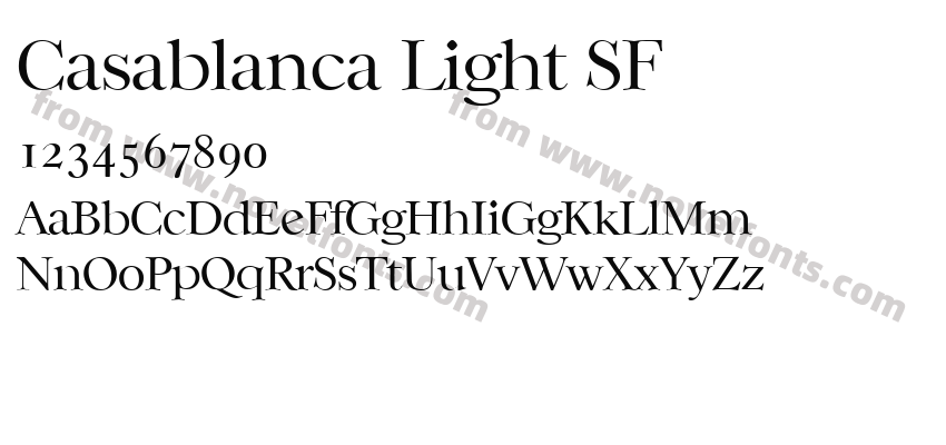 Casablanca Light SFPreview