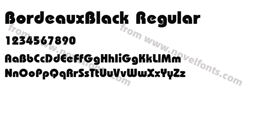 BordeauxBlack RegularPreview