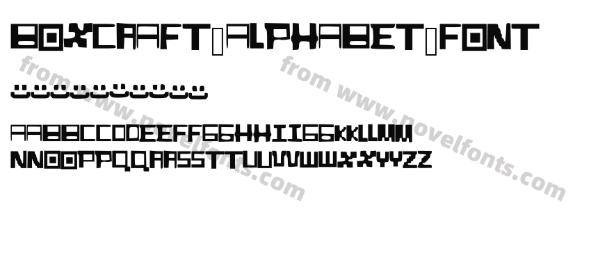 BoxCraft_Alphabet_FontPreview