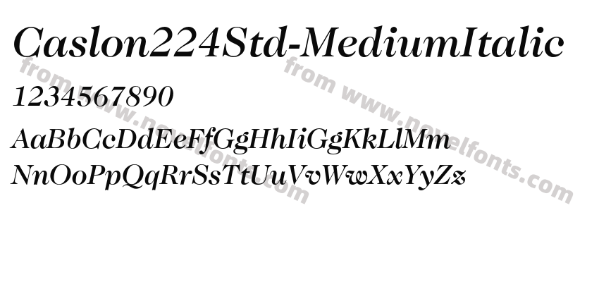 Caslon224Std-MediumItalicPreview