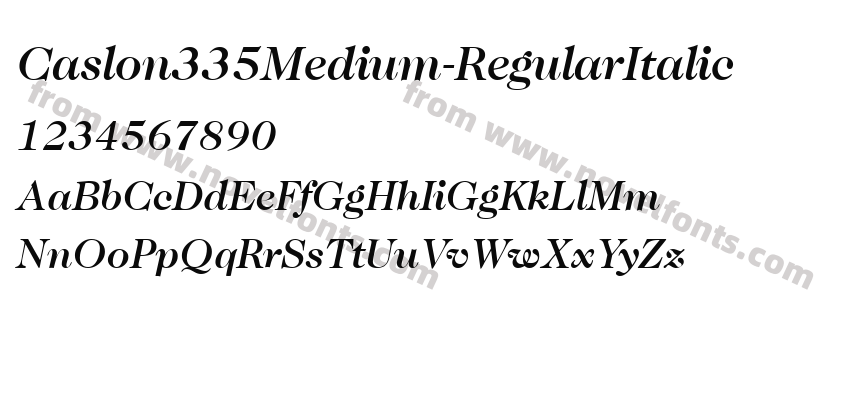 Caslon335Medium-RegularItalicPreview