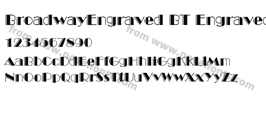 BroadwayEngraved BT EngravedPreview