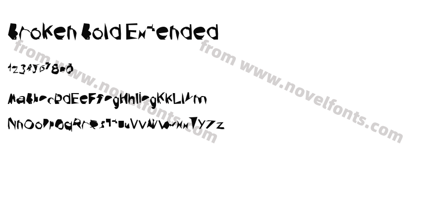 Broken Bold ExtendedPreview