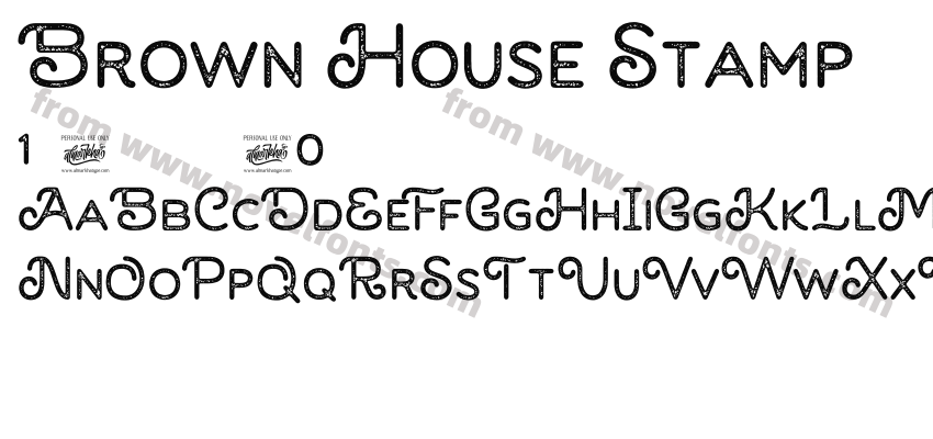 Brown House StampPreview