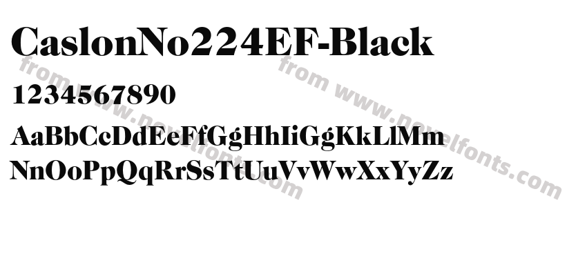 CaslonNo224EF-BlackPreview