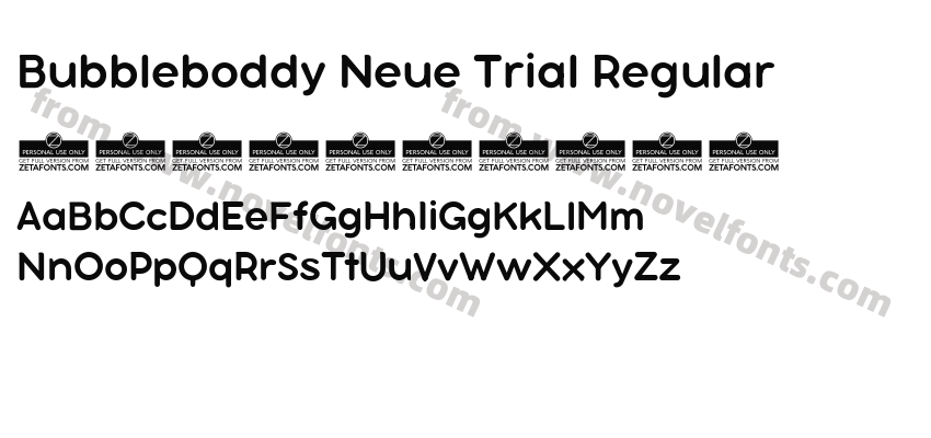 Bubbleboddy Neue Trial RegularPreview