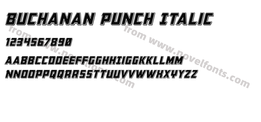 Buchanan Punch ItalicPreview